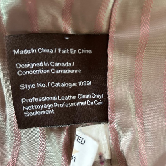 Danier women’s leather/suede jacket - Picture 11 of 11